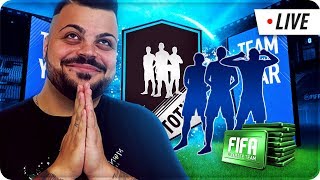 ARRIVANO I TOTY  PACK OPENING 117000 FIFA POINTS  FIFA 18   SPONSOR 3550 LIVE 🔴 [upl. by Iturhs631]