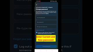 Instagram Ka Password Kaise Change Kare  How To Change Instagram Password  Insta Password Change [upl. by Dorcus]