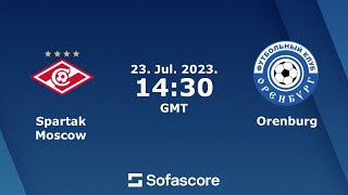 LIVE 🔴 Spartak Moscow vs Gazovik Orenburg FULL SCREEN [upl. by Baldridge23]