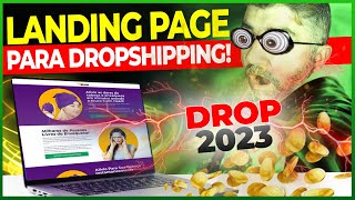 PÁGINA DE VENDAS PARA DROPSHIPPING  LANDING PAGE PARA DROPSHIPPING [upl. by Georgi]