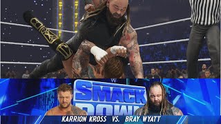 KARRION KROSS VS BRAY WYATT C WWE SMACKDOWN WWE 2K24 TQSVERSE [upl. by Noirda220]