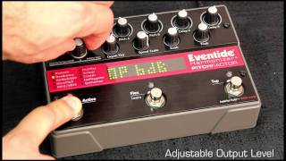 Adjust Output Level Eventide Factor Series Stompbox V3 Tutorial 5 [upl. by Ettenuj]