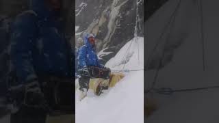 During our attempt to fix higher camp in Lhotse South Face📹 pasangrinzee everest viralvideo [upl. by Rhianon]