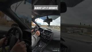 Almost slideways driving insta360 youtubeshorts fordrs [upl. by Ydnam580]