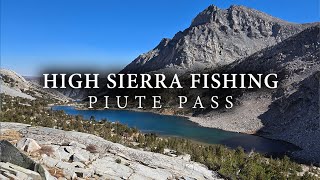 High Sierra Fishing  Piute Pass [upl. by Lenni]