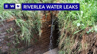 This is negligence this is billions of litres of water  Riverlea resident on water leaks [upl. by Hagile]