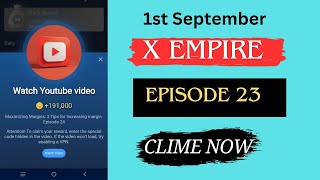 X Empire episode 23 new code X Empire 23 episode code Musk Empire youtube code episode 23xempire [upl. by Aneger]