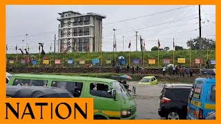 Cars submerged heavy traffic on Makupa Bridge in Mombasa after heavy rains [upl. by Inahet]