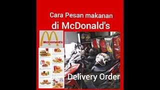 CARA ORDER MAKANAN di McDONALDS Delivery Order Mcdelivery Indonesia [upl. by Bast]