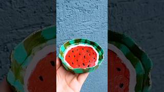 DIY Clay Tray  Craft from Clay diy claycraft claytray jewellerybox clayart shorts [upl. by Alemak]