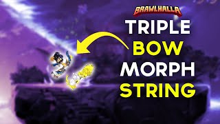 CLEAN TRIPLE BOW MORPH STRING  Brawlhalla twitch highlights 63 0 to deaths combos gimps [upl. by Aztiraj]