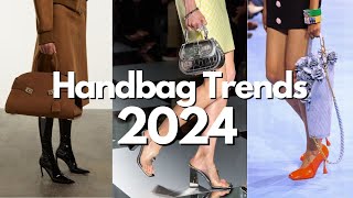 Top 10 Handbag Trends 2024 [upl. by Dolloff]