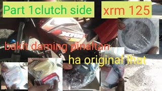 HONDA XRM 125 PAANO MAGPALIT NG CLUTCH HUB PART 1 ASSEMBLY [upl. by Oibirot]