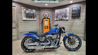 2024 HarleyDavidson Softail Breakout 117 FXBR Blue Burst [upl. by Rozina710]