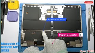 Macbook air  M22022  a2681 Display replacement  displaychange [upl. by Idyak452]