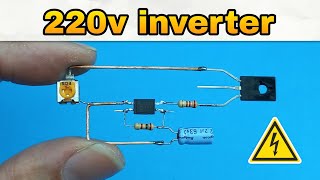 Diy 220v inverter using optocoupler [upl. by Ofella]