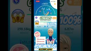 GYARADOS IV 100 💯  Pokémon Go shorts pokemon pokémon [upl. by Ahsyak]