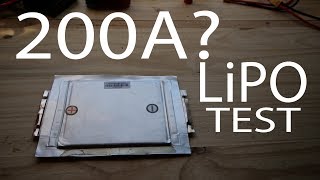 200A LiPo cell Dead Short Test 2018 [upl. by Grider103]