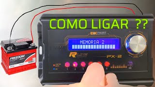 como ligar processador de audio px1 px2 expert [upl. by Aytak]