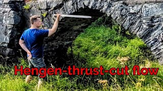 HengenThrustCut Flow Variation  Solo Messer Drill 14 [upl. by Oniliuqnart92]