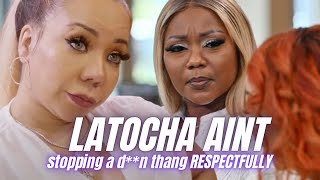 Tiny Harris CLAPS BACK At Latocha Scott For Trying To Sue Xscape For Trademark Infringement [upl. by Hy479]