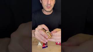 ASMR Unboxing Eating Twix Ulker Chocolate Wafers Caramel ASMR Twix Chocolate Shorts [upl. by Chrysler]