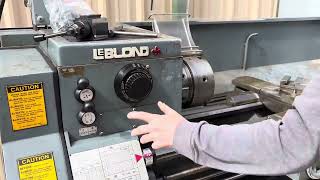 Leblond Lathe 15” x 54” Test [upl. by Eilrebma]