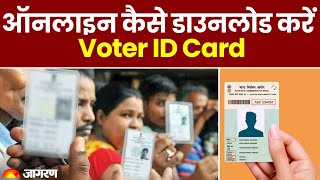 Lok Sabha Election 2024ऑनलाइन कैसे डाउनलोड करें Voter ID Card  Hindi News [upl. by Peisch]