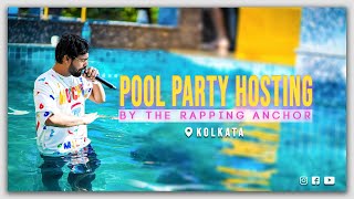 Wedding Anchor Deepsana hosting Pool Party  Pool Party Anchoring  Pool Party Games for Weddings [upl. by Phalan]