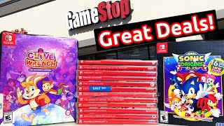 CHEAP Switch game finds at GameStop  Nov  Dec 2023 game pickups [upl. by Buller]