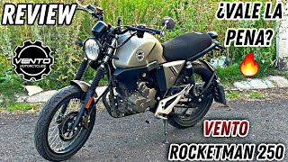 VENTO ROCKETMAN 250 2023 REVIEW Y PRUEBA DE MANEJOR 🚀 ¿VALE LA PENA 😨✅ [upl. by Olinde]