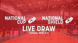 National Cup and Shield Live Draw  Volleyball England [upl. by Morel]