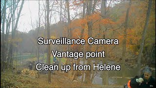 Surveillance Camera  vantage point  Clean up from Helene [upl. by Grimes]