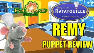 FOLKMANIS REMY DISNEY PUPPET REVIEW PIXAR  RATATOUILLE  Justin Talks Puppets [upl. by Sukhum]