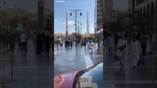 Namaze Ishq ada karenge madine mein 😍 madina love makkah reels shorts saudiarabia india [upl. by Ayikan]