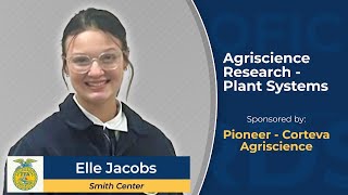 2024 State Proficiency Winner Recognition  Agriscience Research Plant Systems [upl. by Otrebire85]