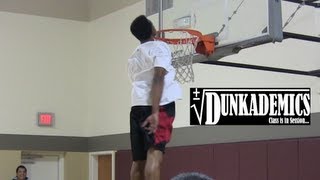 INSANE 50 Inch Vertical  Young Hollywood KISSES the Rim Highest Jumper Ever [upl. by Atikihc]