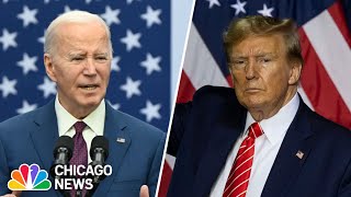 Recap Biden amp Trump cruise to victory in Illinois presidential primary election [upl. by Odine]