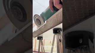 GRINDER ATTACHMENT FOR 45 DEGREE TILE CUTTING [upl. by Annaliese]