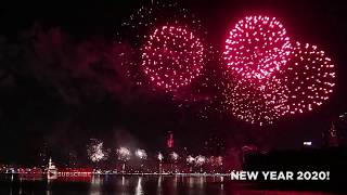 SHARJAH NEW YEAR FIREWORKS 2020 [upl. by Neros113]