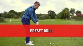 Wrist Hinge In Golf Swing  The Preset Wrist Drill [upl. by Marni607]