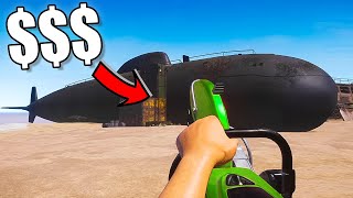 Scrapping HUGE SUBMARINES in Ship Graveyard Simulator [upl. by Travers]