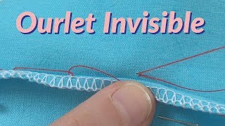 Tutoriel couture  Comment faire lourlet invisible 📍 [upl. by Festus]