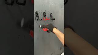 DlY magnetic hook storage ideasfor your shedgreattools hooks besthookmagnetic hooks hook [upl. by Anipsed]