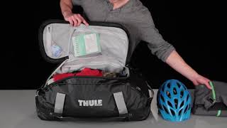 Thule Chasm duffel bag  demonstrational video  roofrackscouk [upl. by Otte]