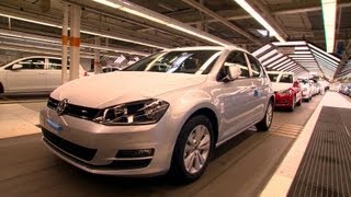 VW Golf Mk 7 Production Line Wolfsburg [upl. by Castorina307]