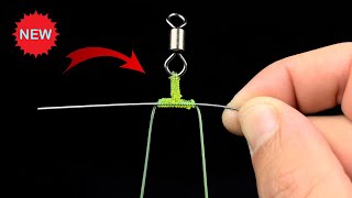 NEW AMAZING FISHING RIG T KNOT SKILL  Fish are caught by themselves [upl. by Rennob270]