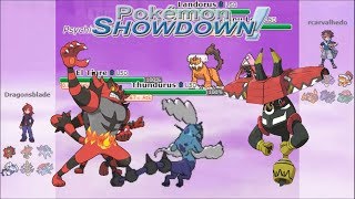 Intimidate Incineroar Core  VGC 2018  Pokemon Showdown [upl. by Sarid]