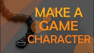 HOW TO MAKE A 2D GAME CHARACTER  TUTORIAL [upl. by Akers]