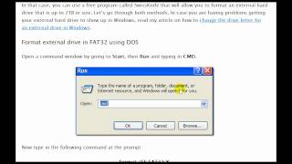 How to Format External Hard Drive to FAT32 in Windows [upl. by Conlon]